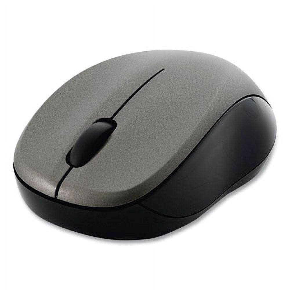 Silent Wireless Blue Led Mouse, 2.4 Ghz Frequency/32.8 Ft Wireless Range, Left/right Hand Use, Blue | Bundle of 10 Each