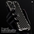 thumbnail image 3 of R-JUST RJ-50 For iPhone 16 Pro Max Aluminum Alloy Armor Case Hollow Shockproof Back Cover, 3 of 5