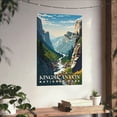 thumbnail image 3 of ELNEIT - Kings Canyon National Park Poster, Unframed Matte Paper, S01, 3 of 4