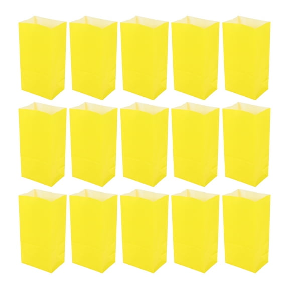 50pcs Reusable Paper Bags For Party Favors Party Treat Bag Paper Bag For Wedding Favors Candy Packing Goodie Bag Versatile Present Wrapping Bag