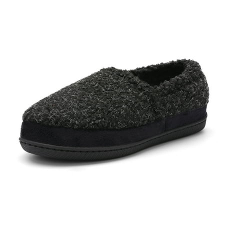 

Dream Pairs Women s Fuzzy Warm Sherpa House Shoes Ladies Cute Winter Bedroom Slippers with Indoor Lightweight Non-Slip Sole SDSL227W BLACK Size 12