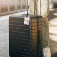 thumbnail image 2 of Balery Colorful Flowers Print Durable Luggage Tags with Secure Strap, Personalized Travel ID Tags for Suitcases, Bags, and Backpacks - Easy Identification for Men and Women, 2 of 8