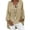 (Type 1)Khaki, variant on Pntutb Womens Plus Size Tops Casual Long Sleeve Solid Loose V-Neck Shirts Blouse
