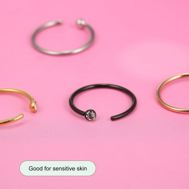 Sensitive nose hotsell rings