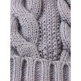 thumbnail image 4 of FOCUSNORM Female Juniors Woolen Hat, Adults Jacquard Knitted Cap Earmuffs Hat Beanie, 4 of 5