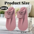 thumbnail image 5 of 10 Pair Ankle Socks Winter Bed Socks Soft Lace Trim Non-Slip Elastic Women Floor Socks Slipper, 5 of 5