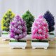 thumbnail image 5 of 2024 Artificial plants in pot - Plastic flowerpot - Decoration for indoors and outdoors - Home balcony or office Green, 5 of 5