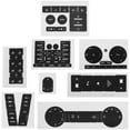 thumbnail image 2 of 1 Ensemble Kit de Réparation de Bouton de Tableau de Bord Remplacement Autocollants de Contrôle de Voiture pour Réparer Boutons de Contrôle de Climatisation Délavés Accessoires de Voiture, 2 of 9