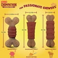 thumbnail image 4 of Juguete Masticable Hartz Rock 'N Rib Bone Doble Capa Sabor Pollo y Carne para Masticadores Agresivos, 4 of 9