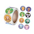 thumbnail image 4 of 500 pegatinas redondas de animales Strade Fareast Limited 1'', 4 of 8