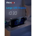 thumbnail image 2 of Reloj Despertador Digital con Proyector - LED Grande con  de 180°, Proyección en Pared/Techo, Atenuador, Cargador USB y Respaldo de Batería, Alarma Fuerte para Dormitorio, Personas con Sueño, 2 of 9