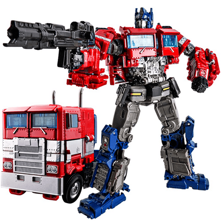 Skpitin Car Robot Toy, Deformation Robot Toy, Car Action Figure, Deformed Car Robot with Weapon（B）