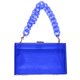 thumbnail image 1 of Gray Bolso bandolera con caja de acrílico transparente para mujer, bolso cruzado para concierto con cadena desmontable, correa corta de resina, 1 of 5