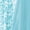 Turquoise, variant on Collections Etc 2-Pack Pretty Paisley Print Short-Sleeve Henley Gown