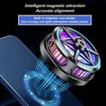 thumbnail image 3 of S6 Mobile Phone Radiator Magnetic Semiconductor Refrigeration Game Radiator Suitable for Game Accessories Cooling Fan, 3 of 8