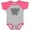 Baseball Heather and Hot Pink, variant on Inktastic Squash Sport Rackets and Ball Boys or Girls Baby Bodysuit