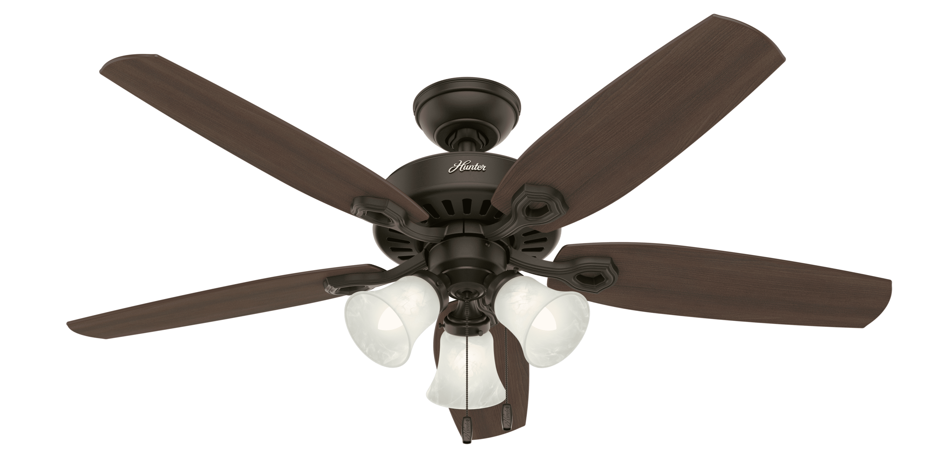 Hunter 52"  Donegan Ceiling Fan With 3-Light LED Light Kit And Pull Chain 