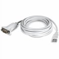 thumbnail image 1 of TRENDnet USB to Serial Adapter TU-S910 3m (10 Feet) USB to RS-232 Serial Converter Windows and Mac Compatible White, 1 of 9
