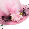 thumbnail image 7 of 6 Pieces Mini Tea Party Hats for Girls, Clip-On Design - Fancy Hair Fascinators for Women and Girls, Tiny Hat Hair Clips for Tea Party Favors (4 Inches), 7 of 7