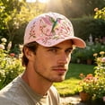 thumbnail image 5 of Limited Edition Garden Morning Baseball Cap – Floral Bee Hat for Women, Adjustable Cotton Garden Hat, Honey Bee Cap for Nature Lovers, Personalized Gift for Women Baseball Caps Flower Hat, 5 of 7