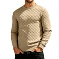 thumbnail image 3 of Vetsdori Mens Long Sleeve Shirts Knit Comfy Pullover Sport Winter Stylish Crew Neck Tshirts for Men Casual, 3 of 6