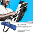 thumbnail image 3 of 32 Key Piano Style Melodica con caja de órgano Acordeón Pieza de la boca Tablero de llavero (azul), 3 of 5