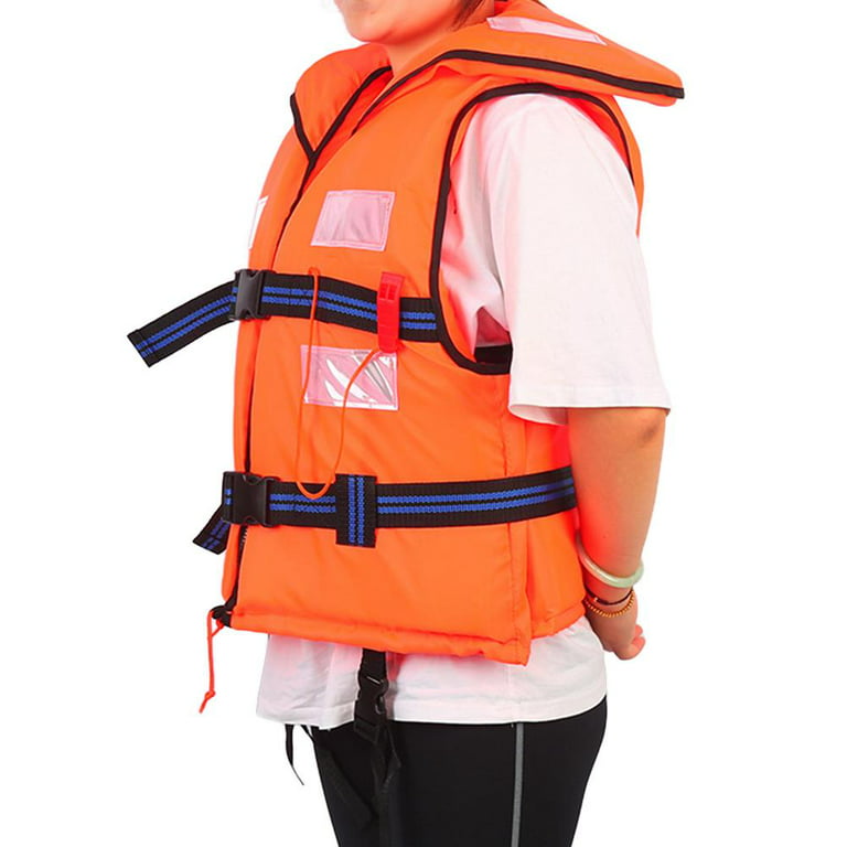 Life Jacket for Children and Adults Life Vest with Whistle and Reflective  Straps Sport Drifting Boat Fishing Life Vest
