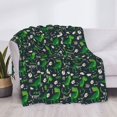 thumbnail image 3 of Naloa Dinosaur and Bone Flannel Blankets - Thick and Warm Blanket for Winter, Soft Fuzzy Plush King Blanket for All Seasons60"x50", 3 of 6