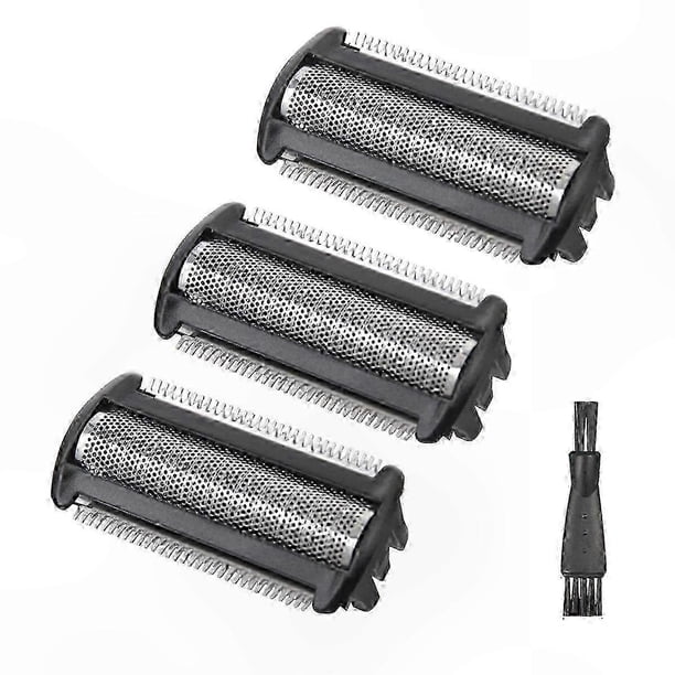 Replacement Brush Heads 3-Pack for Efficient Grooming, Fits BG2000 Series and BG5025 BG7030 Models