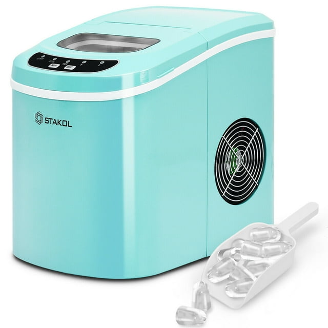 Costway Stakol Machine à Glaçons Électrique Compacte Portable Mini Cube 26lb/jour