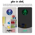 thumbnail image 6 of Glow in the Dark Wall Clock for Children Room - Slient Wall Clock Non Ticking - Blue Big Wall Clock Battery Operated 16 Inch, 6 of 6