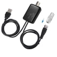 thumbnail image 2 of 3X Amplificador de Antena HDTV Impulsor de Senal Antena de TV HDTV Con Kits de Fuente de Alimentacion USB, 2 of 5