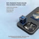 thumbnail image 2 of For Iphone 16 Pro Max E Ink Phone Case 4-color Screen,diy Wireless Nfc Photo Display-white, 2 of 5