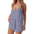 thumbnail image 1 of Effortless Women's Jumpsuit with Round Neck Design and Functional Pockets for Casual and Relaxed Days Ideal for Spring and Summer Easy to Care for with Machine Wash Options, 1 of 4