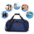 thumbnail image 2 of Bolsa De Ejercicios Bolsa De Ejercicios Bolsa de fitness Bolsas de gimnasio portátiles de gran capacidad para fútbol al aire libre (Azul), 2 of 8