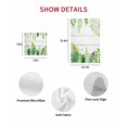 thumbnail image 7 of Spring Leaves Kitchen Dish Towels for Drying Dishes Set of 4, Pastoral Garden Botanical Gray Wooden Waffle Weave Microfiber Hand Tea Bathroom Towels Quick Dry & Absorbent Towel 12x12, 7 of 7