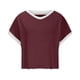 thumbnail image 2 of Tops de Cuello Redondo para las Mujeres de Manga Corta Impresa Casual, Camiseta de Moda para Uso Diario Y de Fiesta, 2 of 5
