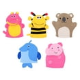 thumbnail image 1 of 5pcs Bath Gloves Adorable Cartoon Animal Shape Kids Exfoliating Bathing Gloves, 1 of 7