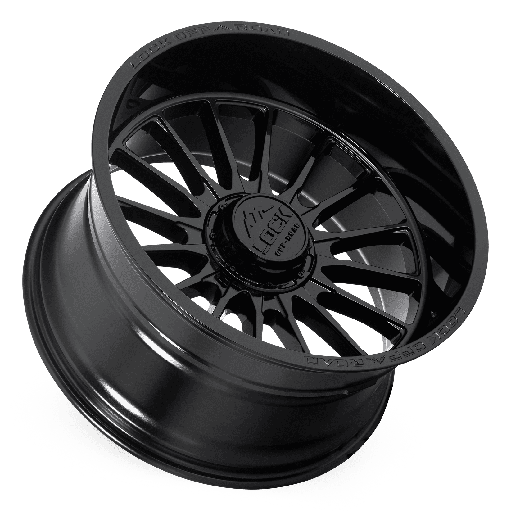 Lock Off-Road Lock Extreme Striker Gloss Black 9-20
