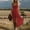 Dress-28Red, variant on Gamivast Dresses for Women Sleeveless Deep V Neck Ruffle High Low Dress Asymmetrical Dress Going Out Dress Party Dress Elegant Dress Summer White S