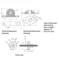 thumbnail image 4 of 8mm 2Pcs/Set T8 Screw Rod Metal Coupling Professional Design Repair Equipment Guide Rail Horizontal Vertical Home Business 3D Printer Machine Repairing Spare Parts, 4 of 7
