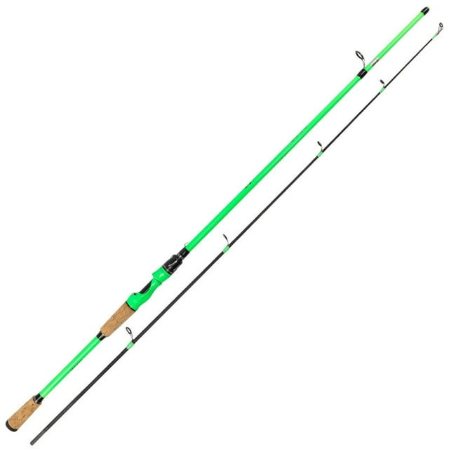 Fiber Spinning Angling Pole Tight Rod Section Fishing Equipment for Angler's Holiday Good Gift