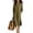 Green_1055, variant on Summer Dresses for Women 2026 Fashion Casual Collared Long Sleeve Dress Cotton Hemp Shirt Long Skirt Cardigan Commuter Dress Green 2XL