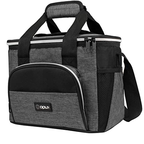 OPUX Insulated Collapsible Soft Cooler 9 Quart | Lunch Bag for Men, Small Travel Cooler for Camping, Family, BBQ, Picnic, Beach, Car, Soft-Sided Leakp