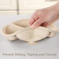 thumbnail image 4 of Toddler Suction Plate with Lid, 100% Food Grade Silicone, Microwave & Dishwasher Safe, 4 of 5