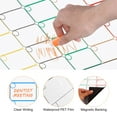 thumbnail image 4 of Uxcell 16.9" x 11.8" Magnetic Chore Chart, Dry Erase Planner, 4 of 6