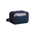 thumbnail image 1 of Navy Polyester Toiletry Bag Travel Organizer For Cosmetics Shower 10.0X6.7X4.7 In, 1 of 7