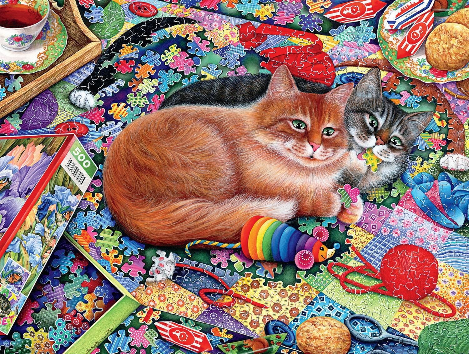 Buffalo Games - Cats - Puzzling Problem - 750 Piece Jigsaw Puzzle