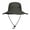 #501-Army Green, variant on Unisex Sun Hat, Solid Color Vintage Design with Adjustable Strap, Straw Cowboy Fedora for Outdoor Beach and Travel