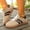Beige, variant on IEMIEMIEM Women's Fashion Sneakers Retro Gum Sole Lace Up Detail Casual Retro Walking Shoes-Gum Sole Casual Tennis-Anti Slip Trainers Brown 6.5 Wide